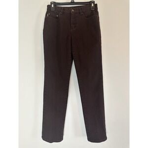 Lauren Ralph Lauren Jeans Co Women's Jeans 2P Brown Straight Stretch Vintage Y2K